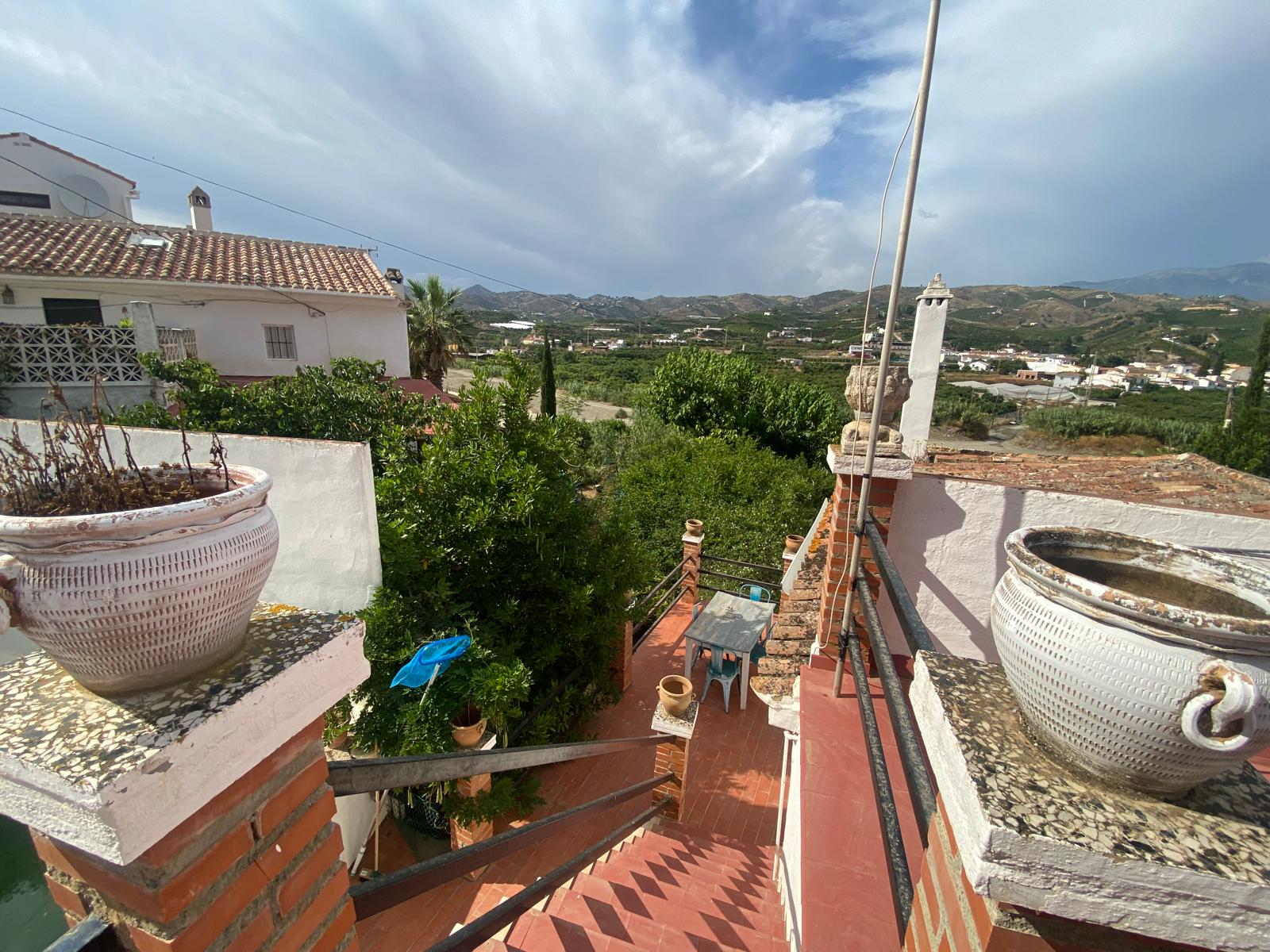 Mountain and village view